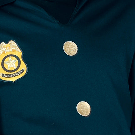 Polizei Anzug Kind Gold