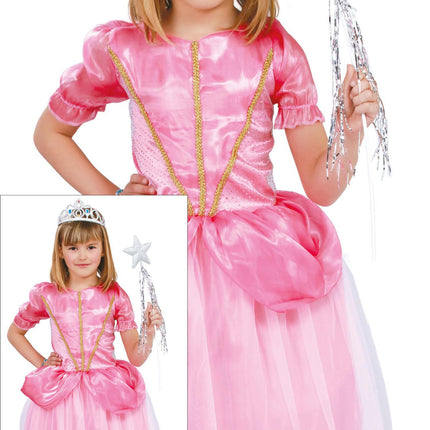 Mädchen Prinzessin Kleid Rosa
