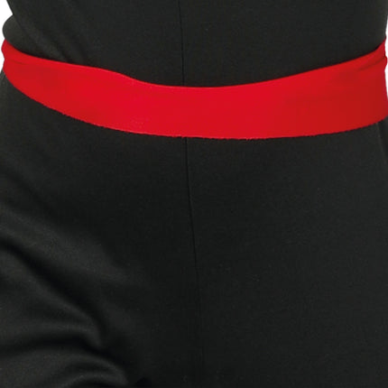 Ninja Anzug Kind Rot Schwarz