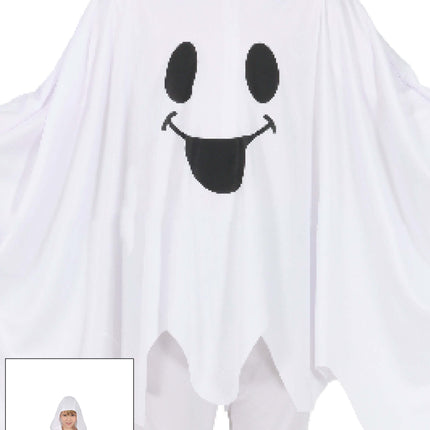 Halloween-Poncho für Kinder – Geist