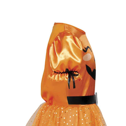 Halloween-Kleid, orange, für Kinder, Hexen-Look