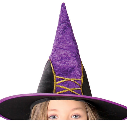 Hexe Halloween Kostüm Kind Samt