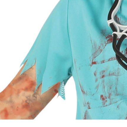 Zombie Halloween Kostüm Kind Chirurg