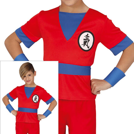 Goku Kostüm Dragon Ball Z Kind Rot