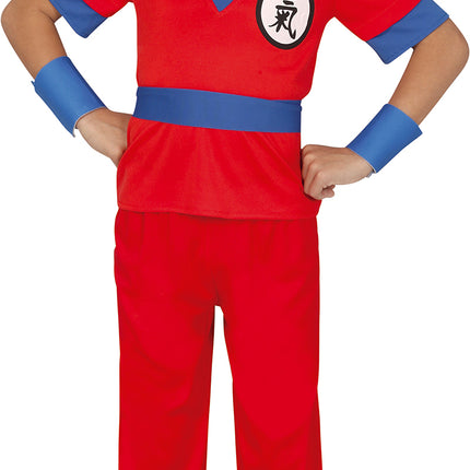 Goku Kostüm Dragon Ball Z Kind Rot