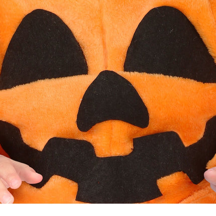 Kürbis Halloween Kostüm Baby Schwarz Orange
