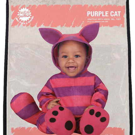 Lila Katze Kostüm Baby