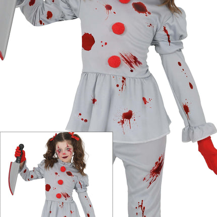 Halloween Kostuum Kind Duivelse Clown