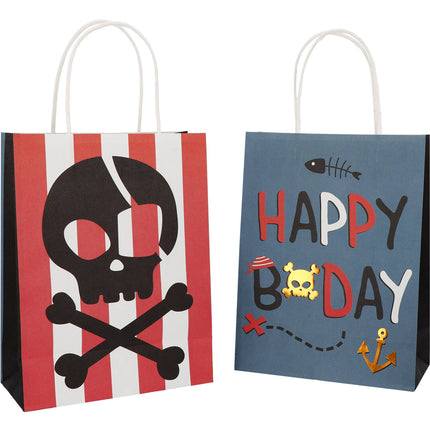 Piraten Party Taschen 27cm 6Stk