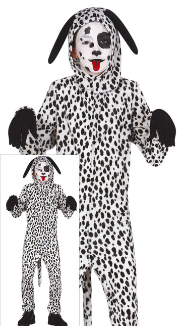 Hunde Onesie Schwarz Weiß Kind
