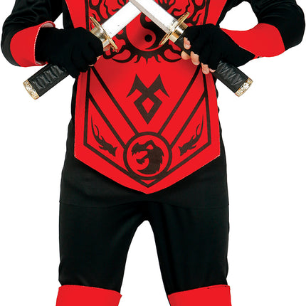 Ninja Anzug Kind Rot