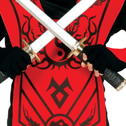 Ninja Anzug Kind Rot