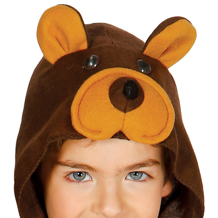 Bär Onesie Kind Braun