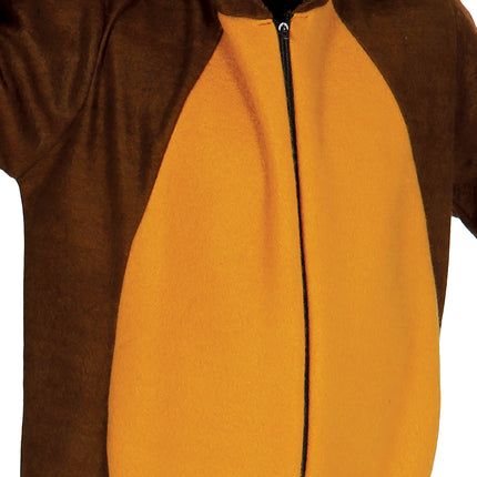 Bär Onesie Kind Braun
