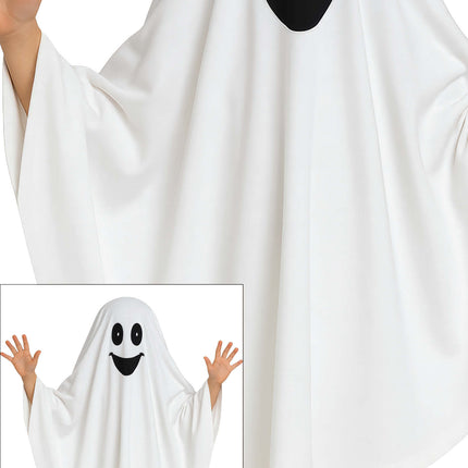 Halloween Poncho Kind Blije Spook