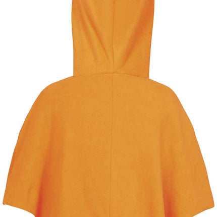 Halloween-Poncho für Kinder – Kürbis