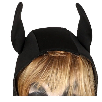 Fledermaus Halloween Kostüm Kind Schwarz 7/9 Jahre