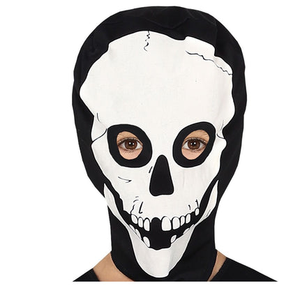 Skelett Halloween Kostüm Kind Schwarz und Weiß