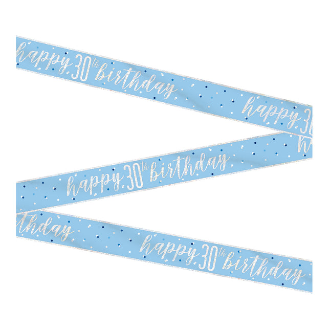 Banner 30 Jahre Blau 2.74m