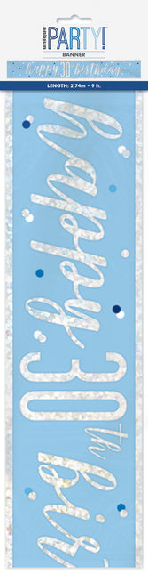 Banner 30 Jahre Blau 2.74m