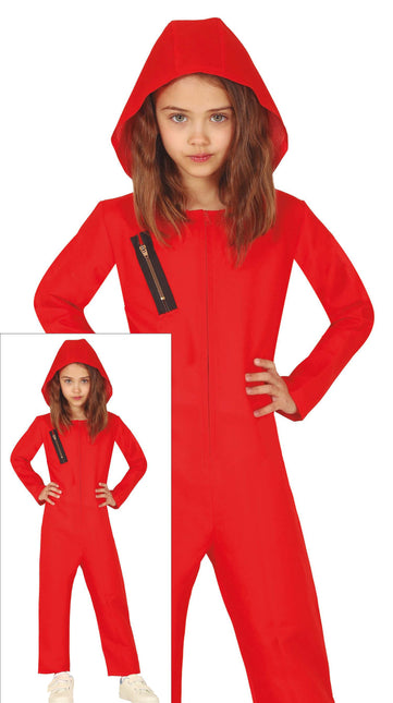 La Casa de Papel Jumpsuit Rot
