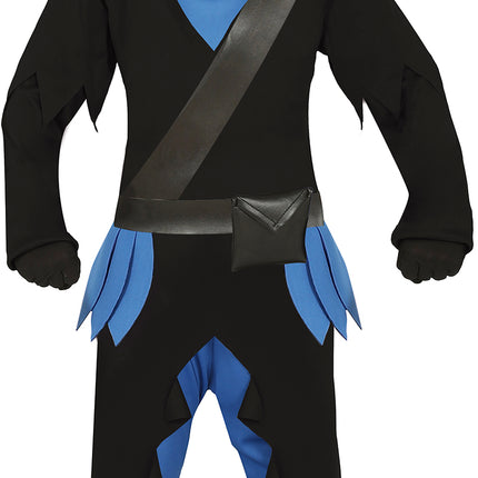 Ninja Anzug Kind Blau