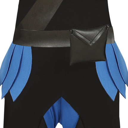 Ninja Anzug Kind Blau