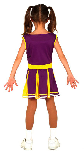 Cheerleader Anzug Kind Lila