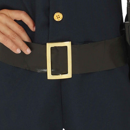 Polizei Kostüm Kind Blau