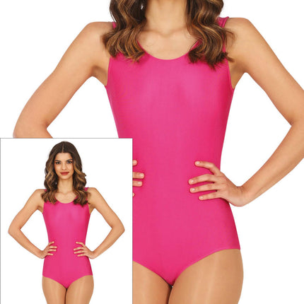 Ballettkostüm Fuchsia Damen ärmellos