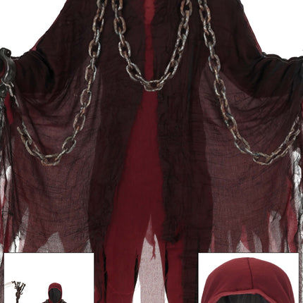 Halloween Kostuum Rood Heren Mysterieus