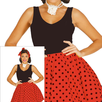 Grease Kostüm Damen Rot