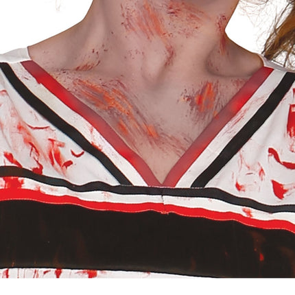 Zombie Halloween Kostüm Damen Cheerleader