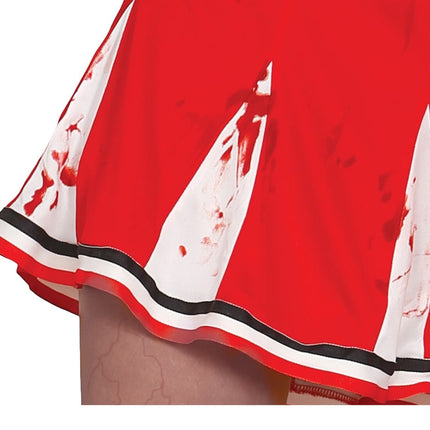 Zombie Halloween Kostüm Damen Cheerleader