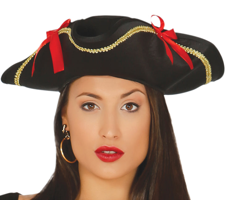 Piratenanzug Damen Rot