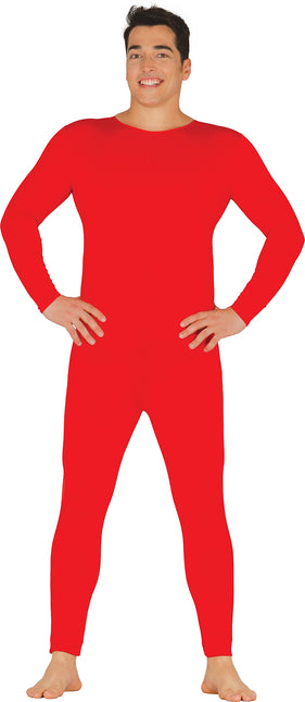 Second Skin Anzug Kostüm Rot Männer