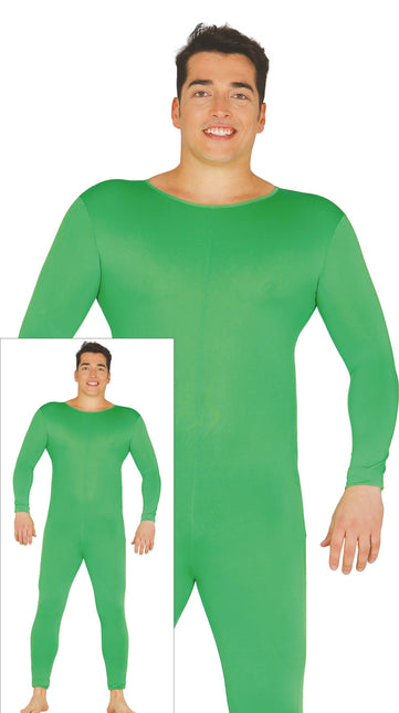 Second Skin Anzug Kostüm Grün Männer