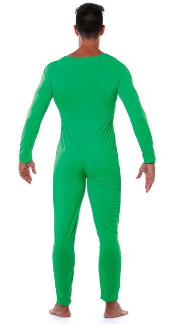 Second Skin Anzug Kostüm Grün Männer