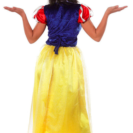 Schneewittchen Kleid Damen Glitzer