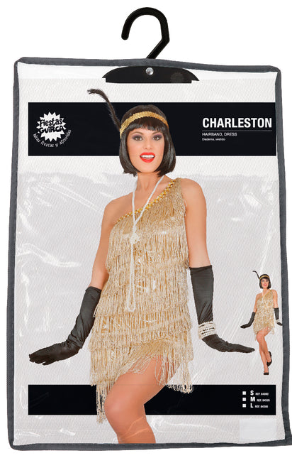 Charleston Kleid Gold Damen