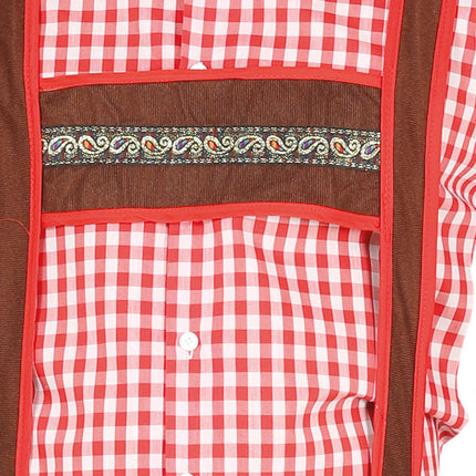 Oktoberfest Kostüm Rot Braun Männer