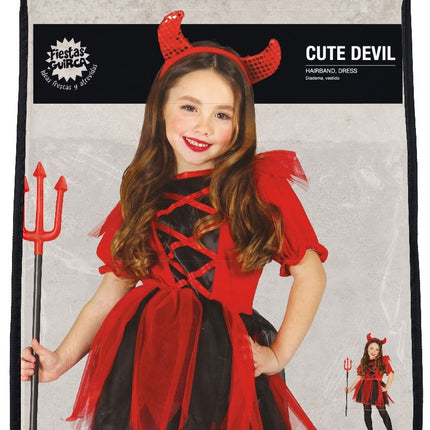 Halloween Kostüm Kind Teufel Mädchen