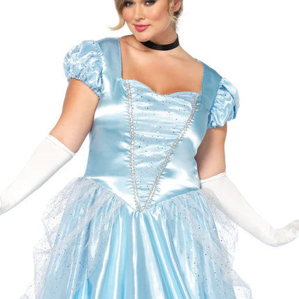 Cinderella Kleid Blau Damen Classic Leg Avenue
