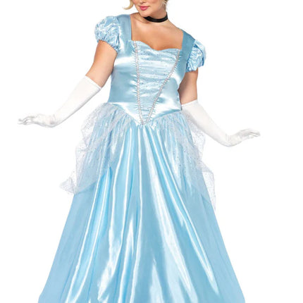 Cinderella Kleid Blau Damen Classic Leg Avenue