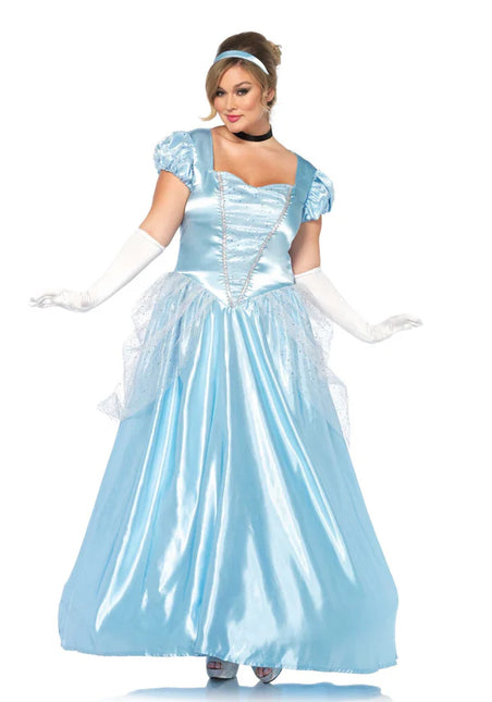 Cinderella Kleid Blau Damen Classic Leg Avenue