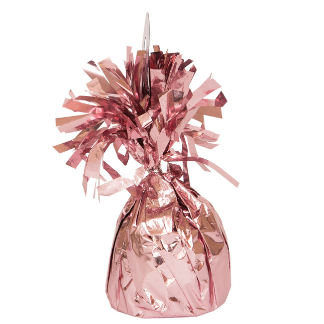 Hellrosa Ballon Gewicht 21cm