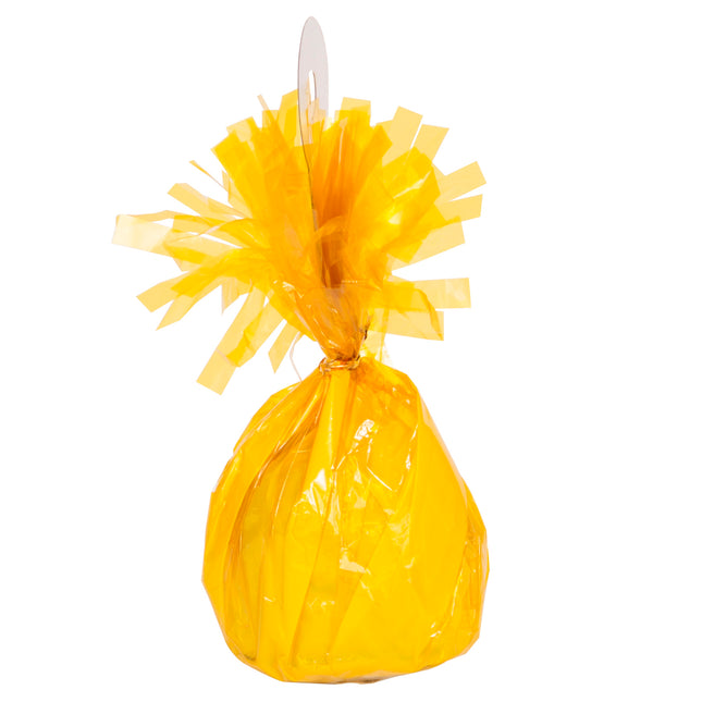 Gelber Ballon Gewicht 21cm