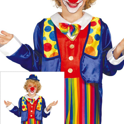 Clown Kostüm Buntes Kind