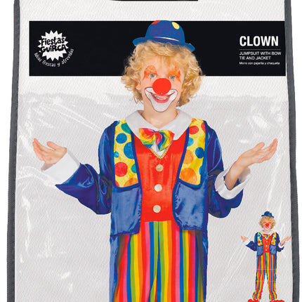 Clown Kostüm Buntes Kind