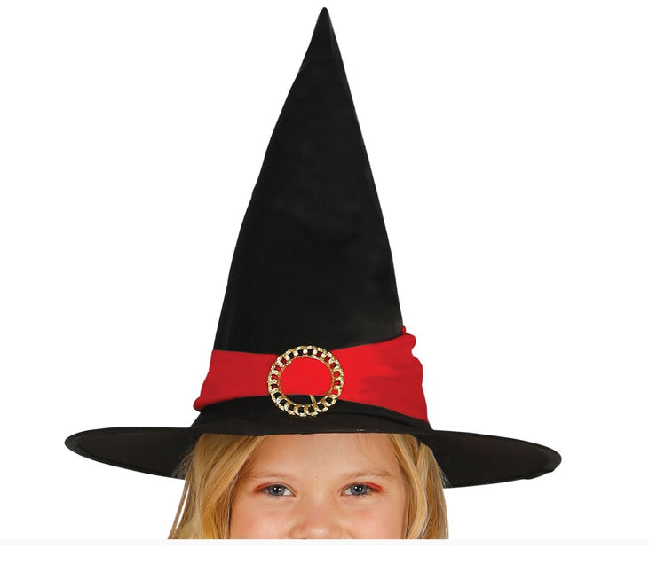 Halloween Kostüm Kind Hexe Rot